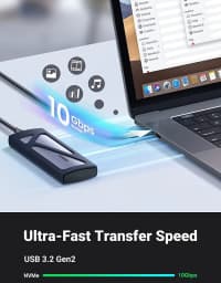SSD qabı Ugreen CM767 M.2 NVMe SATA Enclosure — şəkil 3