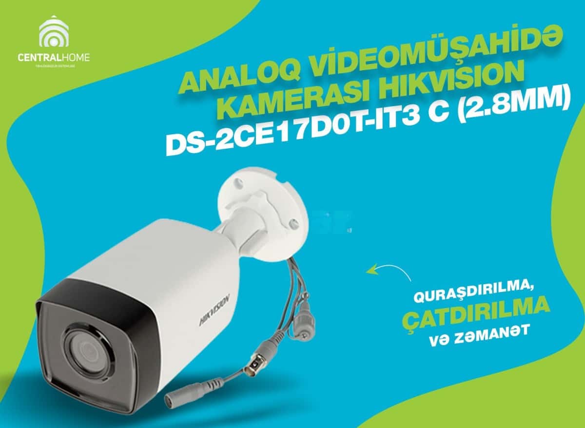 Video surveillance camera Hikvision DS-2CE72HFT-F28 2.8mm - Tenderyard