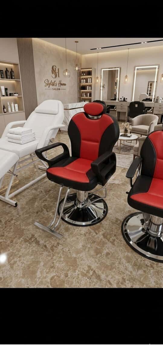 Salon chair for barbers - Tenderyard