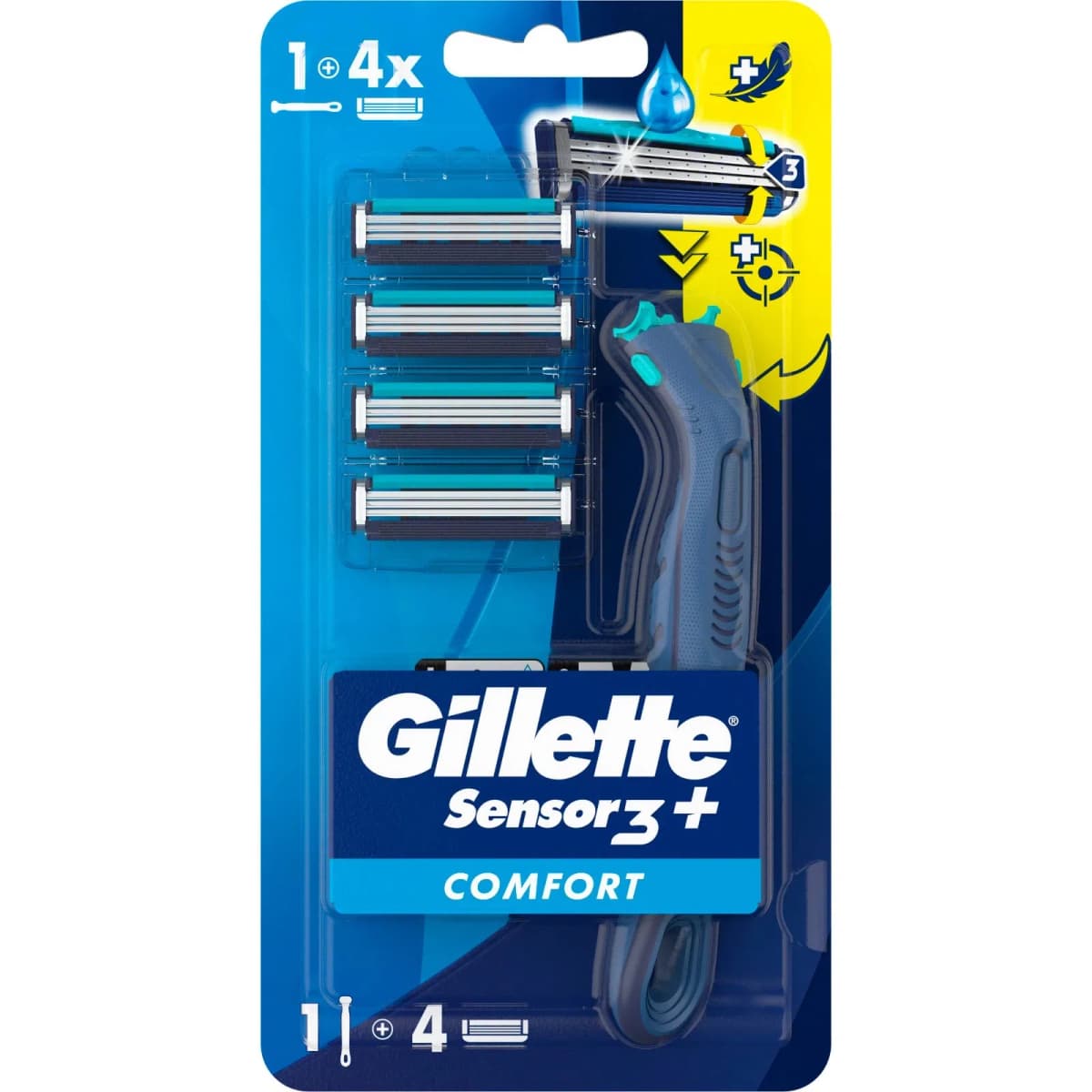 Gillette Sensor 3 Plus Comfort Ülgüc Dəsti (5 ədəd)