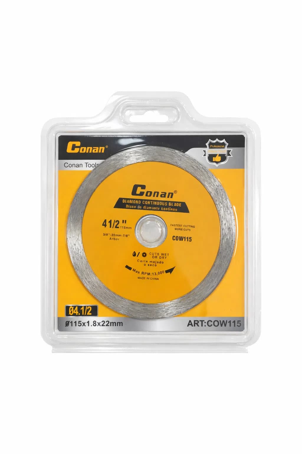 Conan COW115 Almaz Kəsici Disk 115 mm
