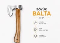 Balta 37 sm taxta saplı — şəkil 1