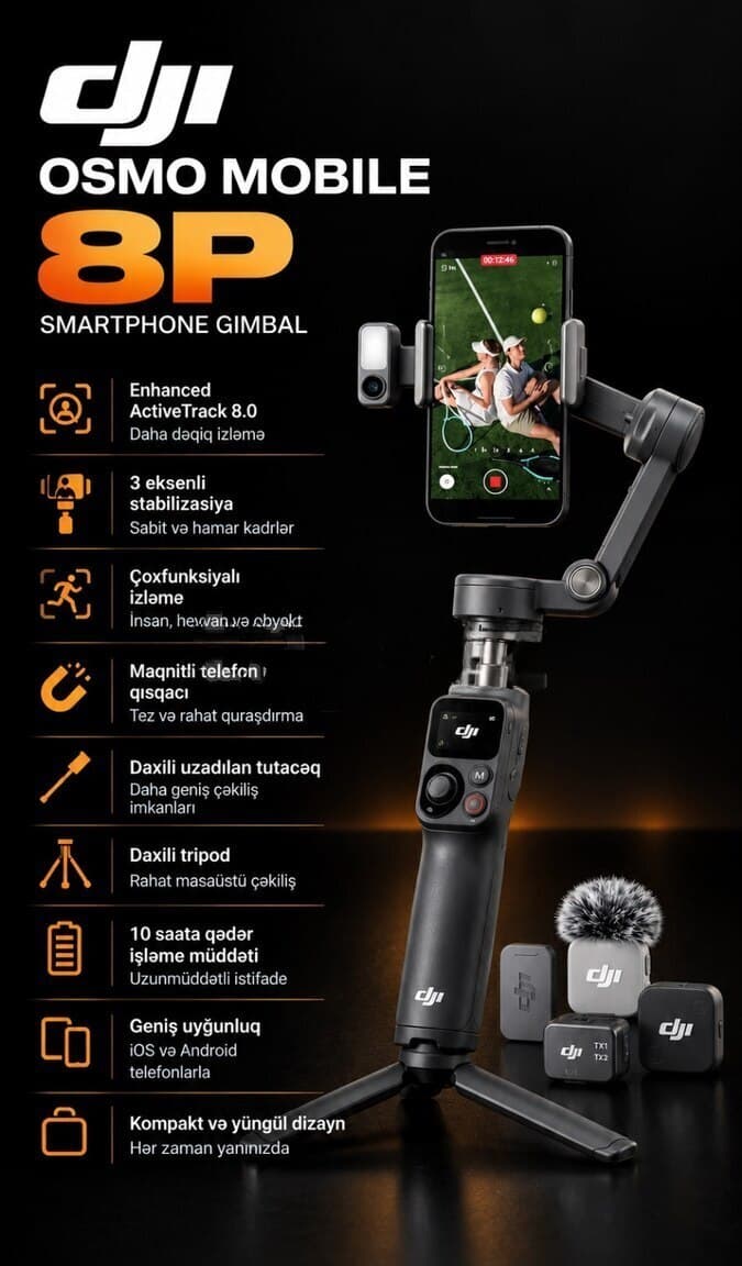 Gimbal DJI Osmo Mobile 8P Creator Combo