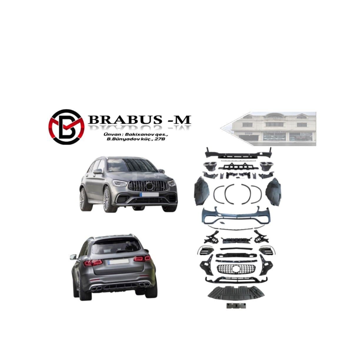 Body kit Mercedes W253 GLC 63 AMG