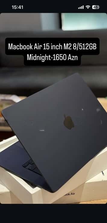 Apple brand laptop, Black color - Tenderyard