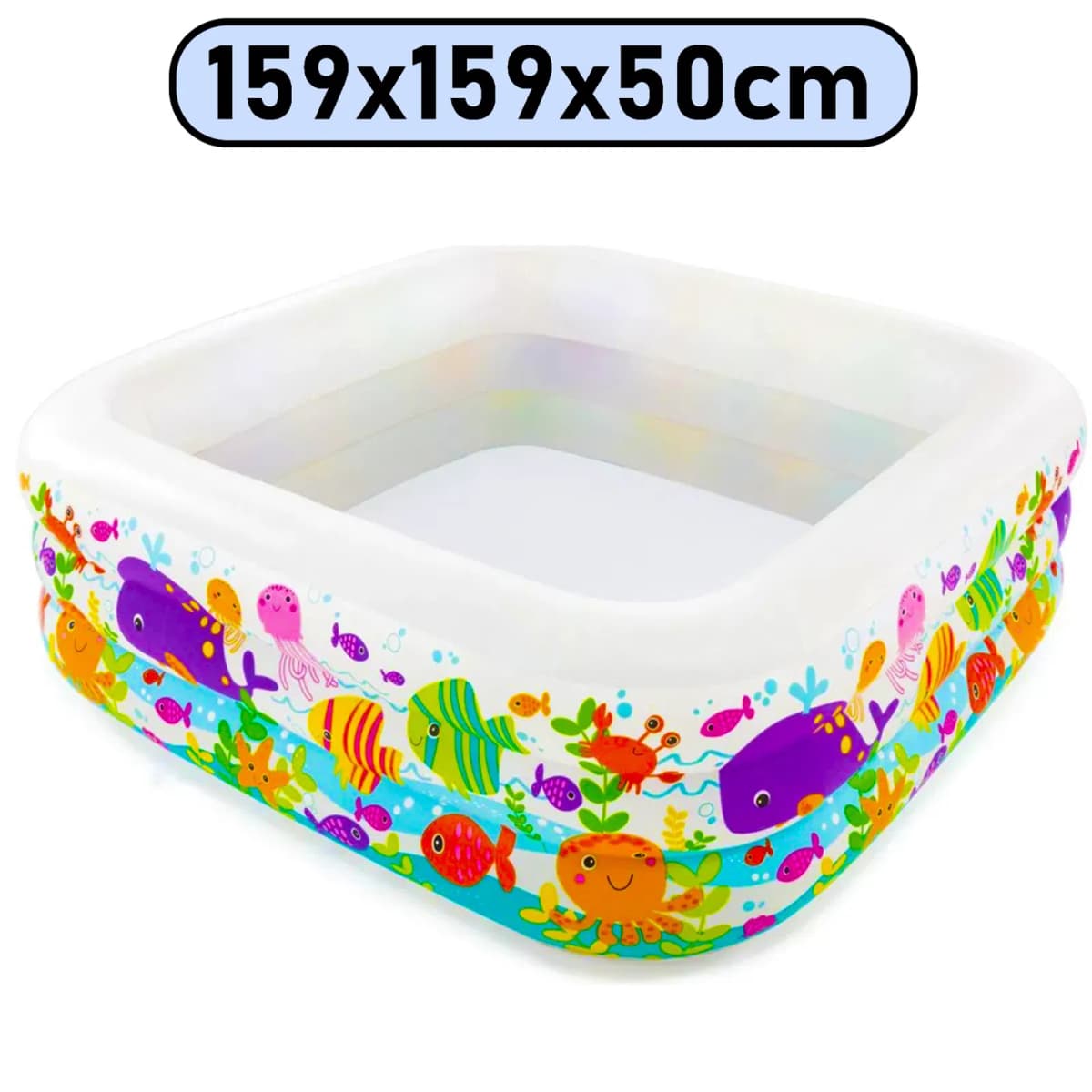 Şişmə hovuz Intex TX57471, 159x159x50 sm