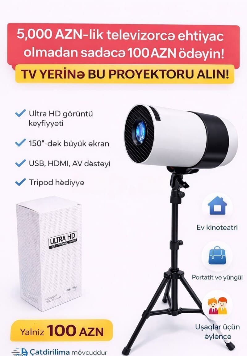 Mini Proyektor Ultra HD
