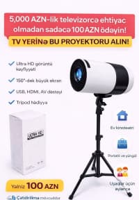 Mini Proyektor Ultra HD — şəkil 1
