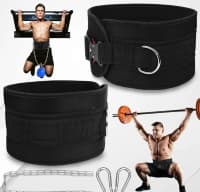 Dəri Zəncirli Ağırlıq Qaldırma Kəməri (Dip Belt) — şəkil 2