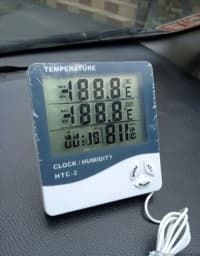 Termometr HTC-2 rəqəmsal hiqrometr — şəkil 2