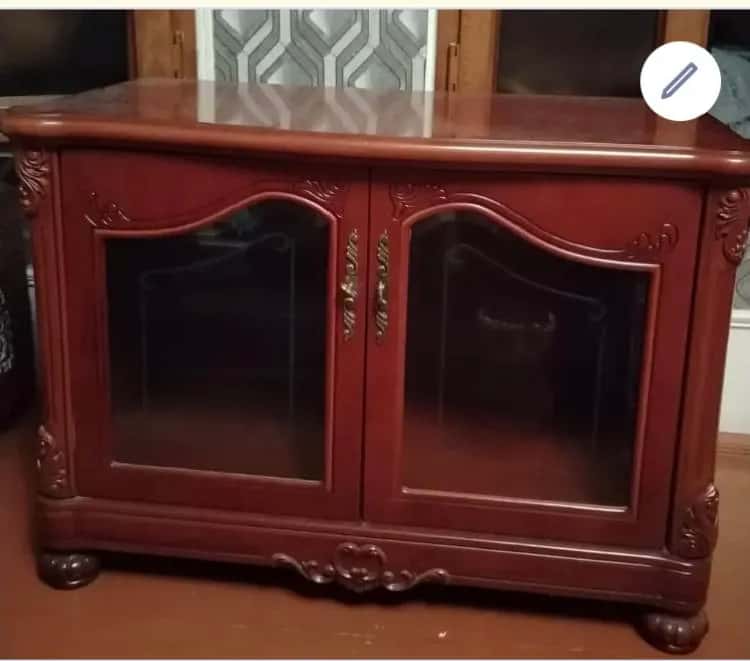 Office cabinet, Dark red color - Tenderyard