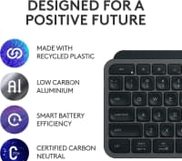 Klaviatura Logitech MX Keys S Wireless (Graphite) — şəkil 12