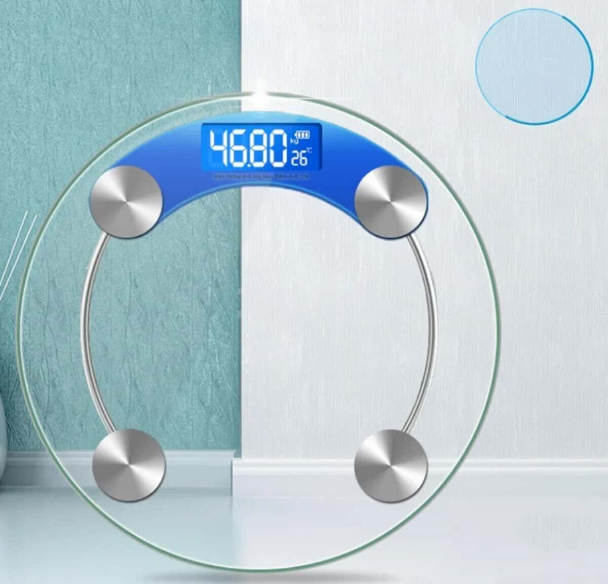 Glass Surface Electronic Scale 180 kg - Tenderyard