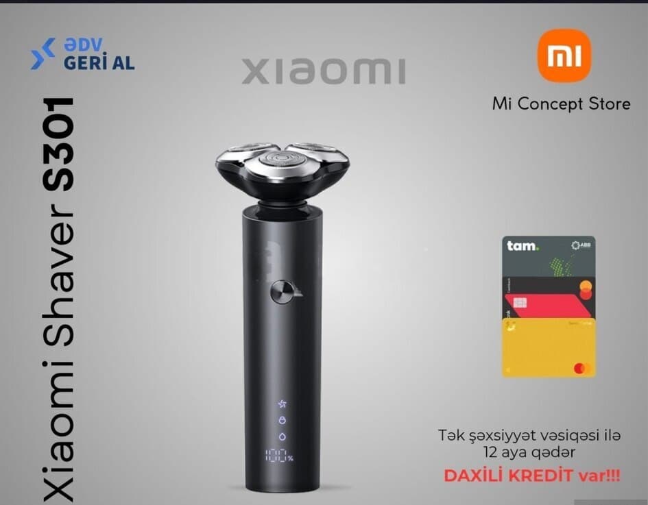 Elektrikli ülgüc Xiaomi Shaver S301