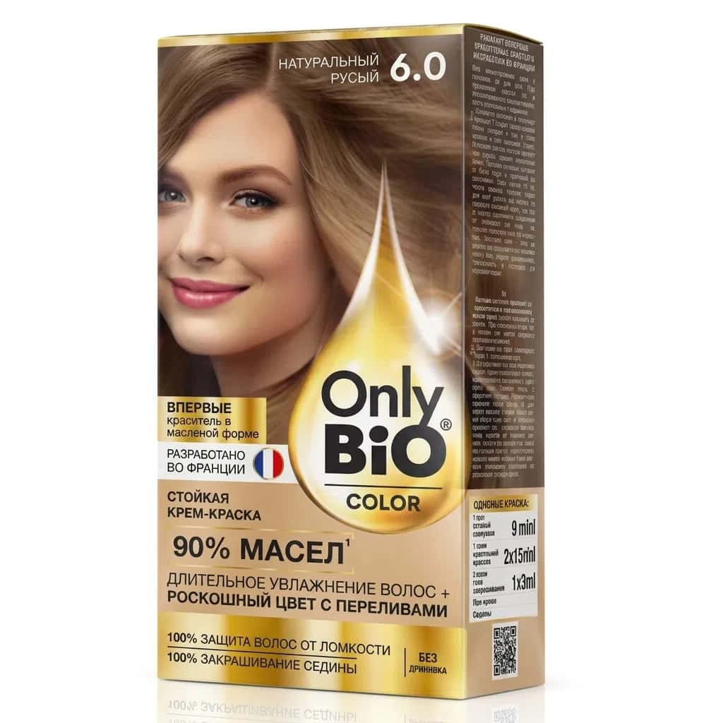 Only Bio Saç Boyası 6.0 Təbii Qumral, 115 ml - Tenderyard