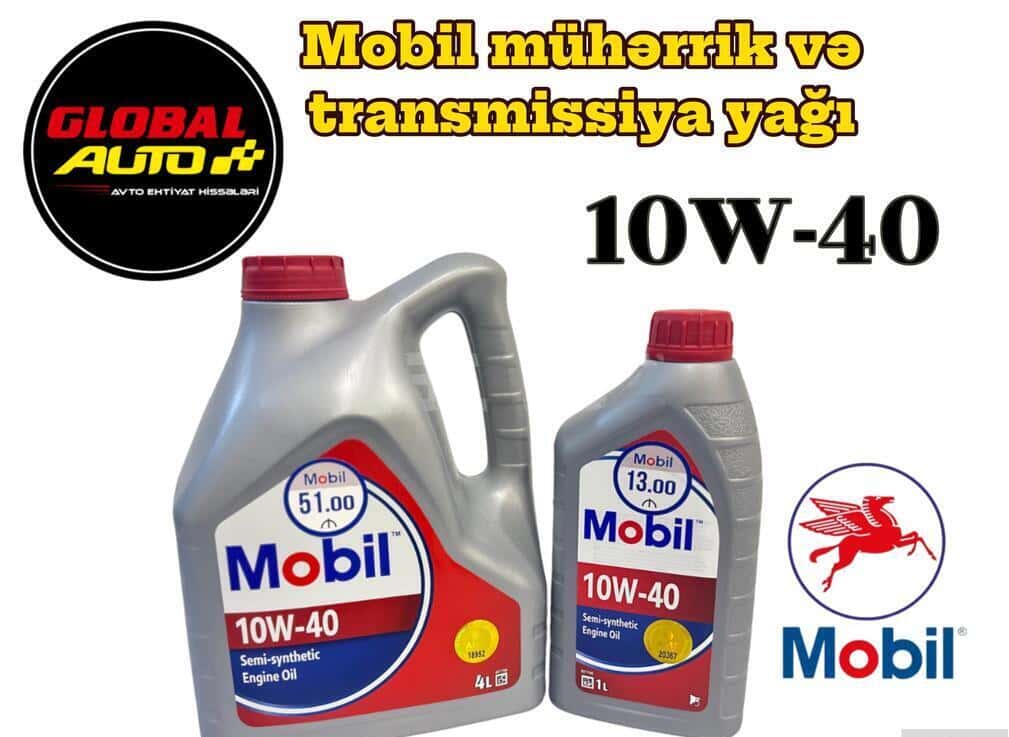 Mühərrik yağı Mobil 10W-40 - Tenderyard
