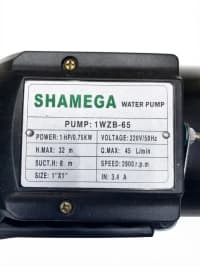 Shamega 1WZB-65 Səthi Su Nasosu 750 Vt — şəkil 4