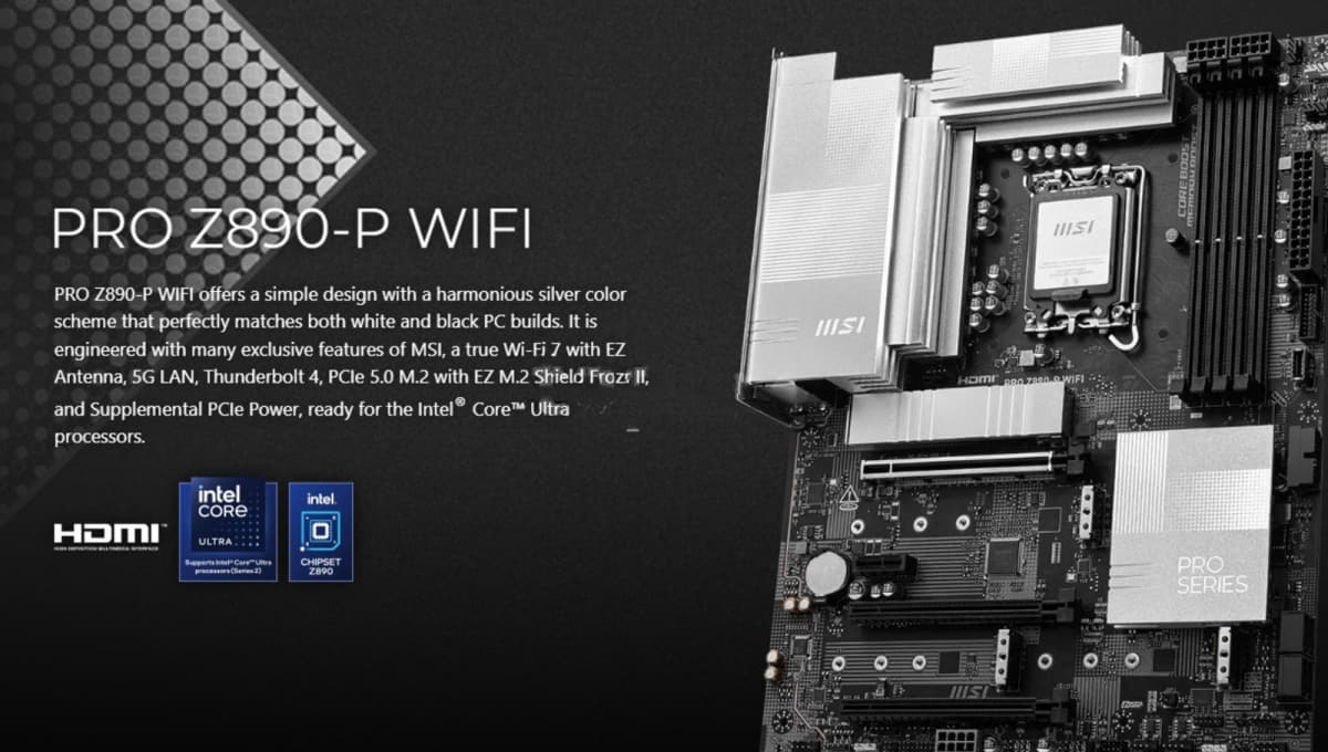 Ana plata MSI PRO Z890-P WiFi
