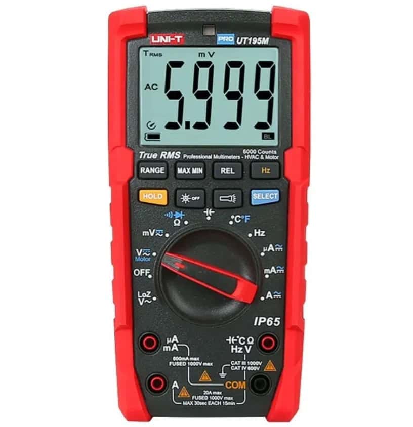 UNI-T UT195M Pro Professional Industrial Digital Multimeter - Tenderyard