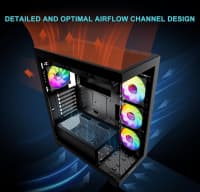 Gaming Case X Base EL 2 Black — şəkil 2