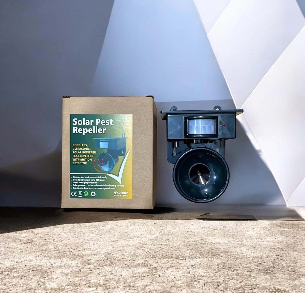 Solar Powered Ultrasonic Bird and Animal Repeller - Tenderyard