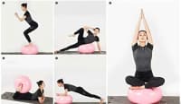Ortası Dəlikli Aerobika və Pilates Topu — şəkil 6