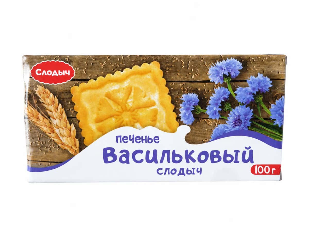 Slodyç Vasilkovıy Sugar Cookies, 100 g - Tenderyard