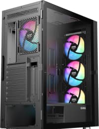 Kompüter korpusu Sama 3509 Black ATX Mid-Tower ARGB — şəkil 2