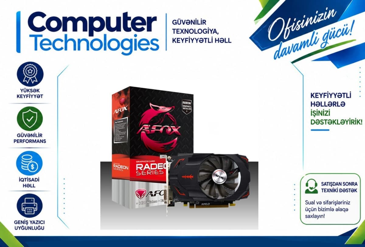 Video kart Afox Radeon RX 550, 4 GB