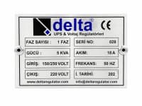 Delta 028 5 kVA Servo Gərginlik Stabilizatoru — şəkil 2