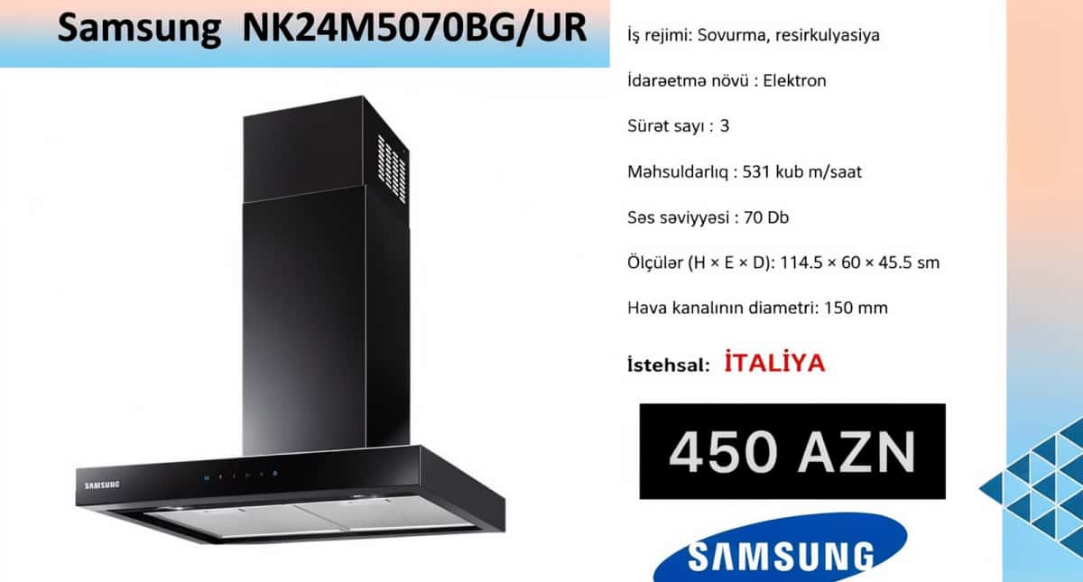 Samsung cooker hood - Tenderyard