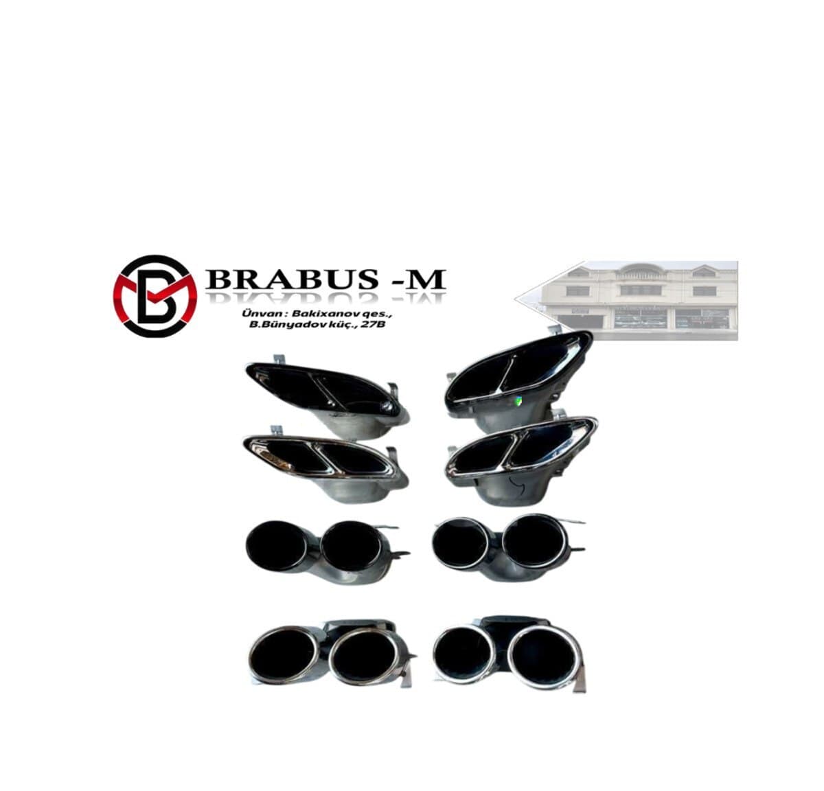Səsboğucu başlığı Mercedes W204