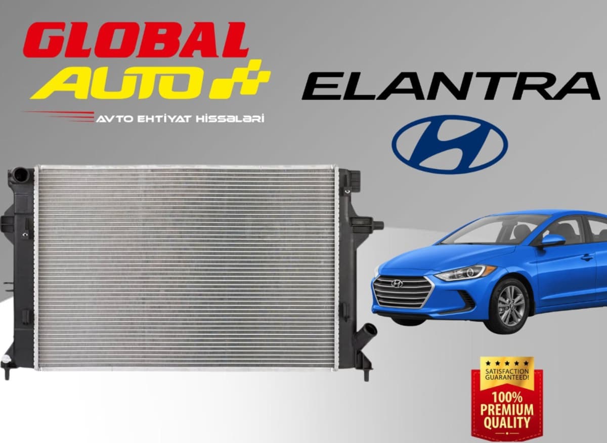 Su radiatoru Hyundai Elantra 2016-2018