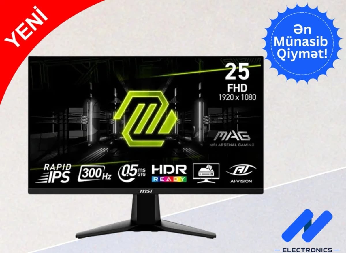 Gaming monitor MSI MAG 255XF 25" 300Hz
