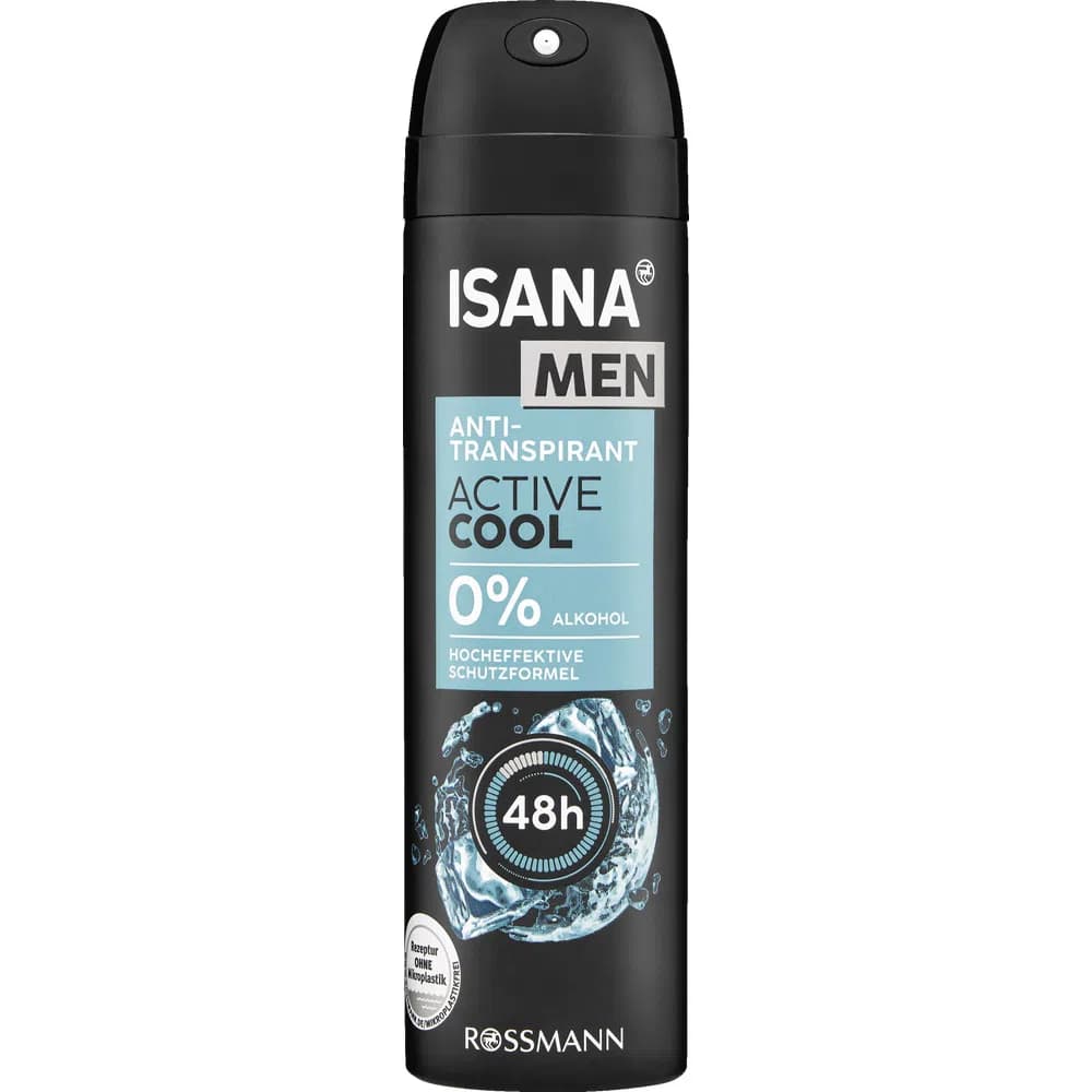 Isana Men Active Cool Dezodorant-Antiperspirant 150 ml