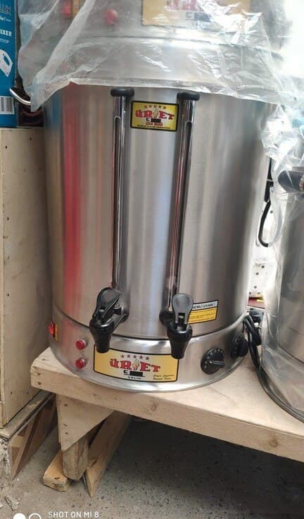 Samovar Paslanmayan polad material