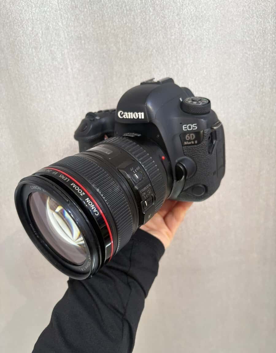 Фотоаппарат Canon 6D Mark II + объектив 24-70mm f/4 + UV фильтр - Tenderyard