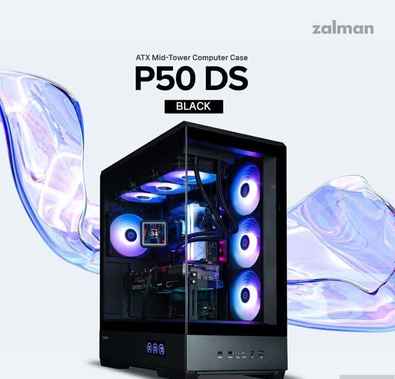 Computer case Zalman P50 DS Black - Tenderyard