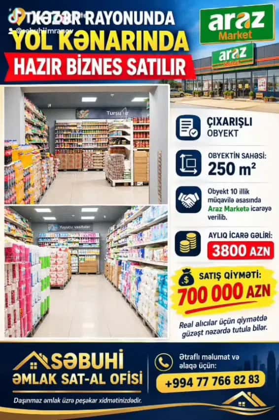 250 m² Əla təmirli obyekt satılır - Tenderyard
