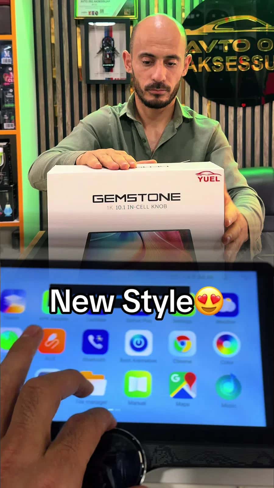 Avtomobil multimedia sistemi Gemstone 10.1 inç - Tenderyard