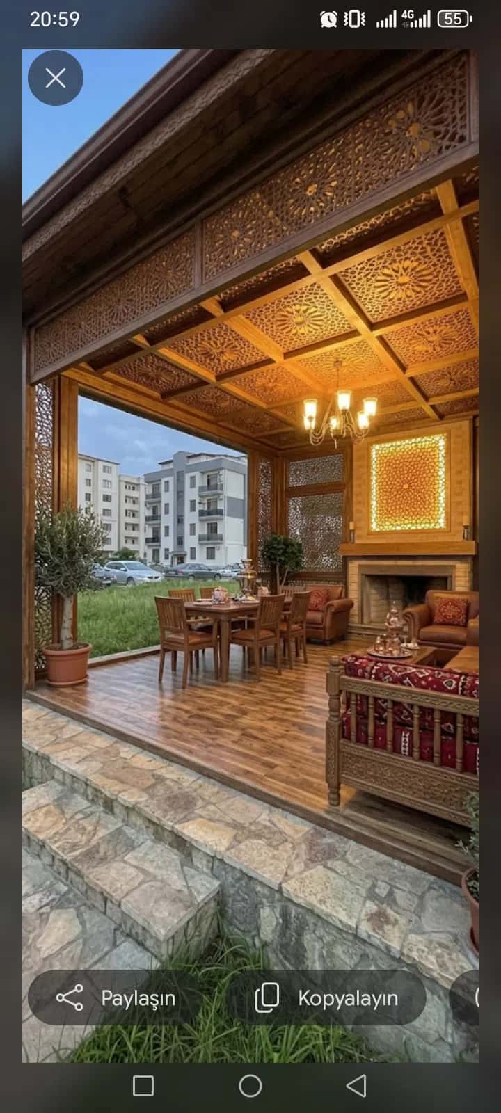 Beautifully designed wooden gazebo and pergola - Tenderyard