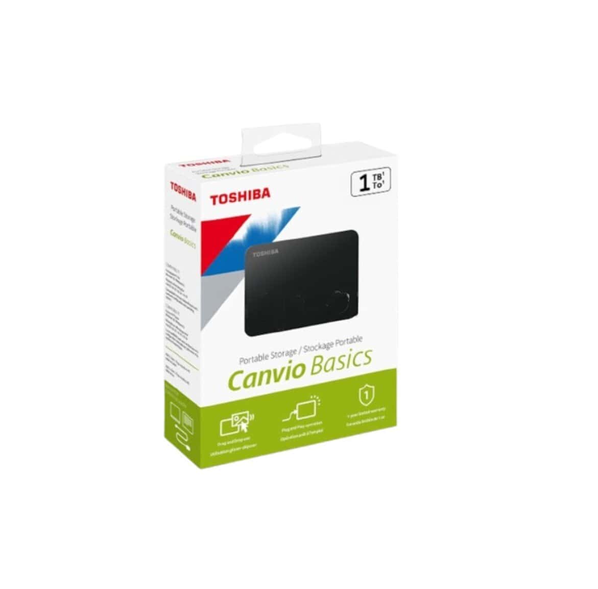 Xarici HDD Toshiba Canvio 1TB USB 3.2 - Tenderyard