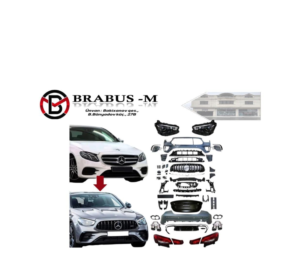 Bodykit dəstləri Mercedes modelləri üçün