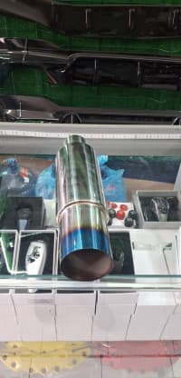 Egzoz nasatqası 150mm universal xrom — şəkil 3