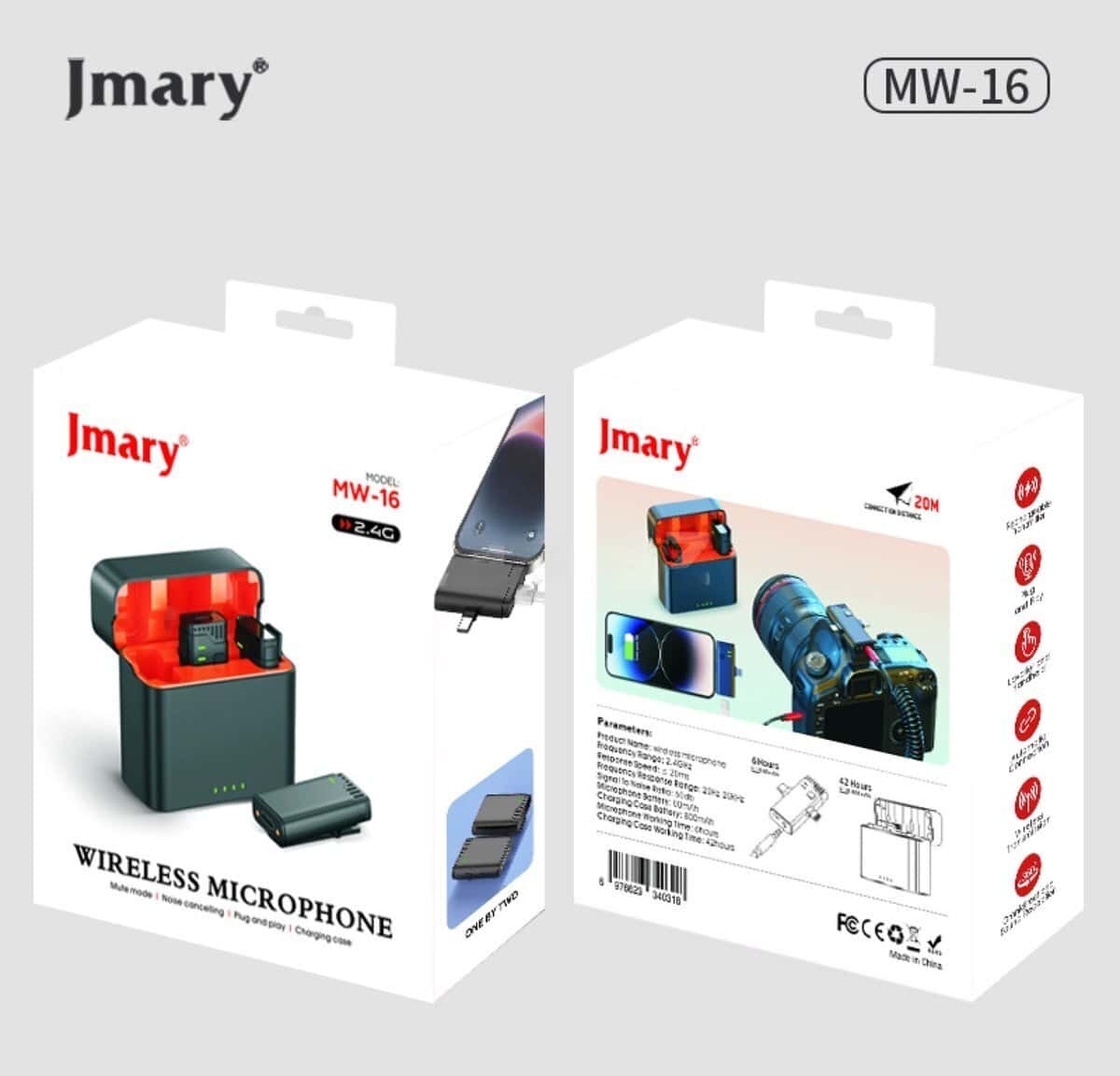 Simsiz yaxa mikrofonu Jmary MW-16 - Tenderyard