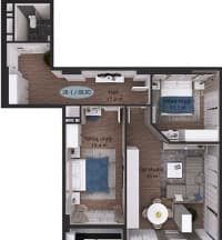 2 otaqlı mənzil 88.8 m² satılır — şəkil 7