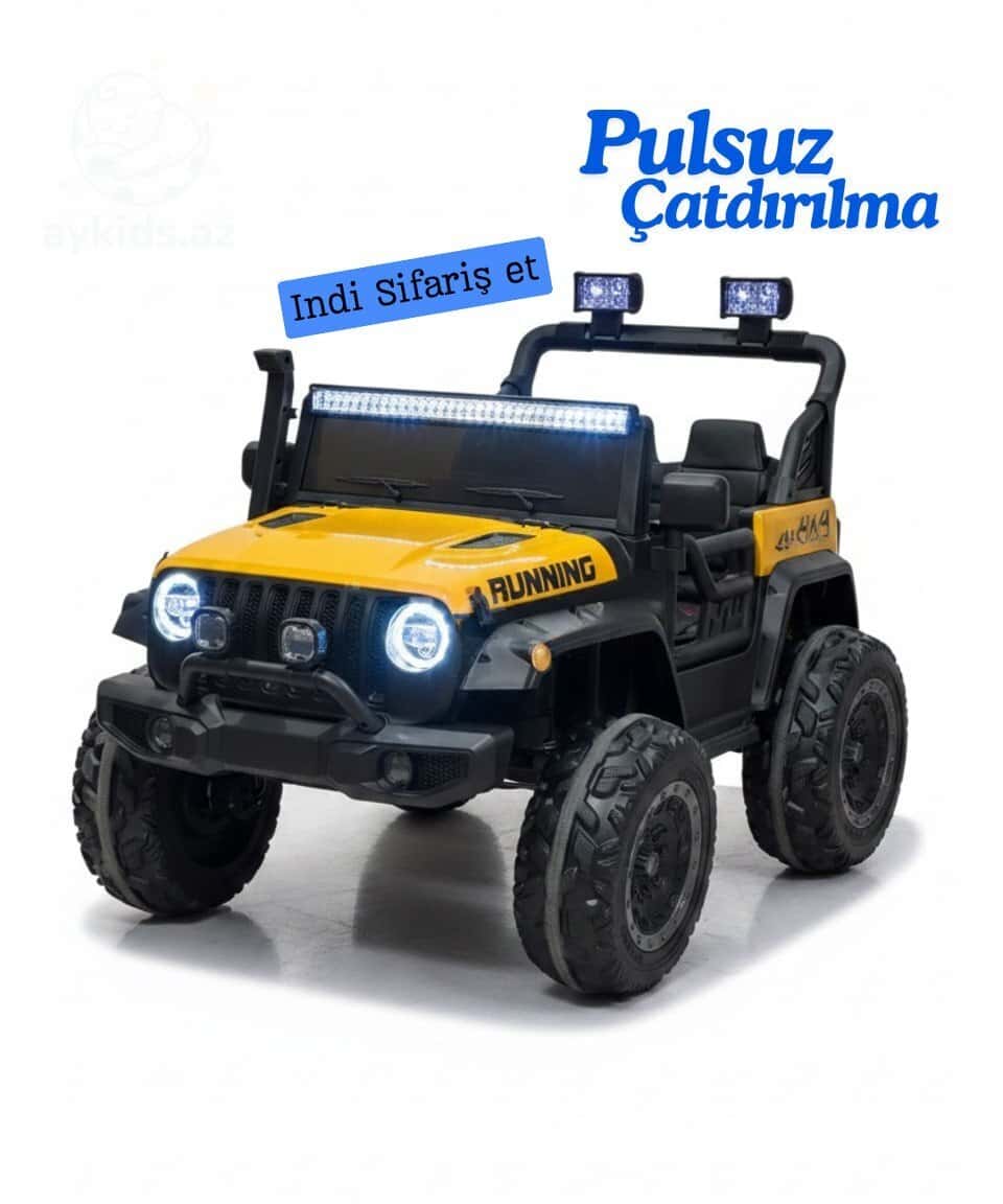 Uşaq elektrik avtomobili Jeep 017 4x4 - Tenderyard
