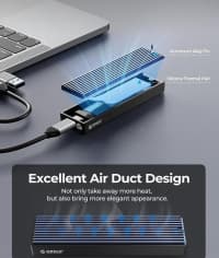 SSD qutusu Orico M.2 NVMe / SATA 10Gbps — şəkil 4