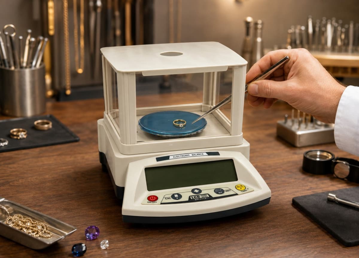 Laboratoriya tərəzisi 1000g/0.01g qoruyucu şüşəli