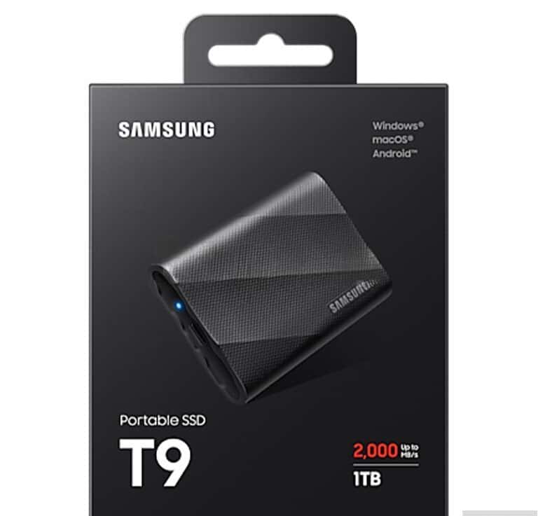 Xarici SSD Samsung T9 1TB - Tenderyard